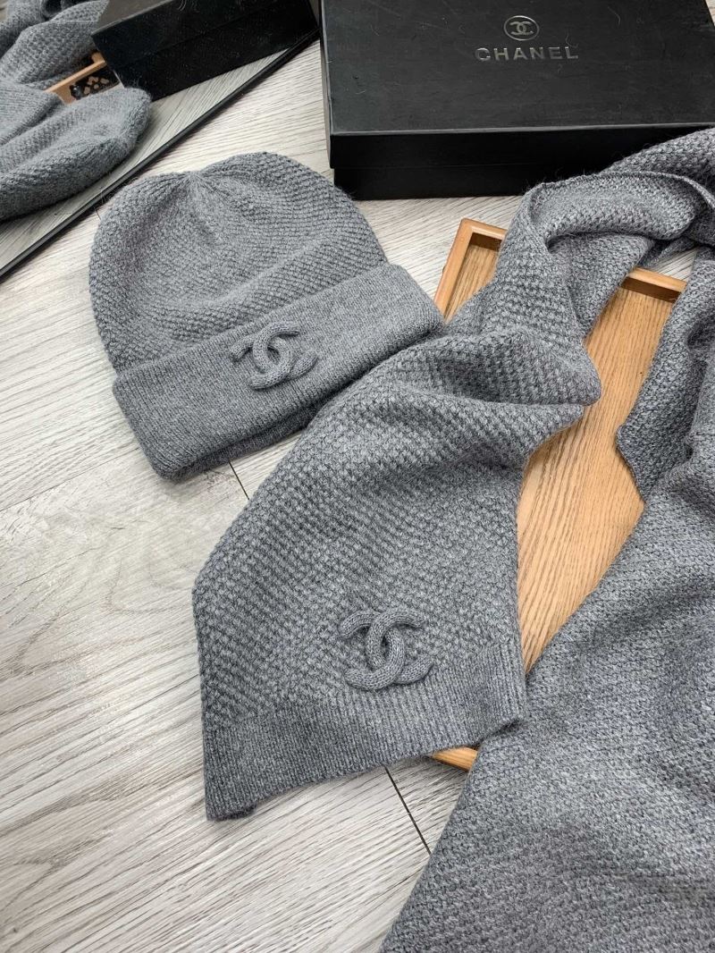 Chanel Caps Scarfs